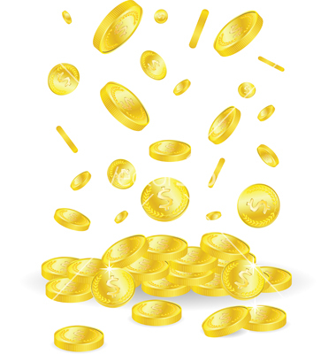 Gold Coin Vector Art Free