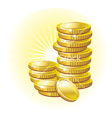 Gold Coin Vector Art