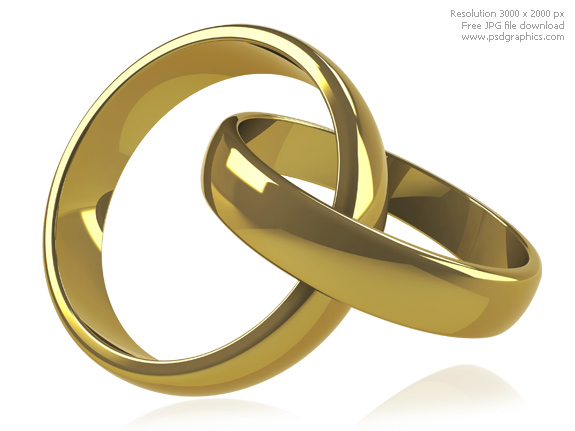 11 PSD Gold Wedding Rings Images