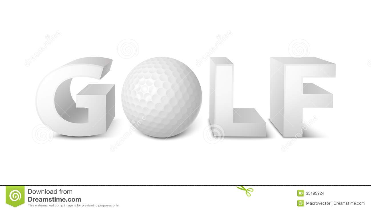 Golf Ball Vector Logo