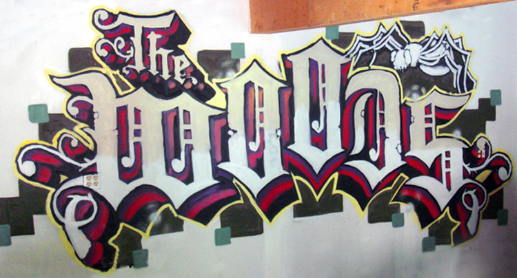 Graffiti Fonts Alphabet Old English Letter