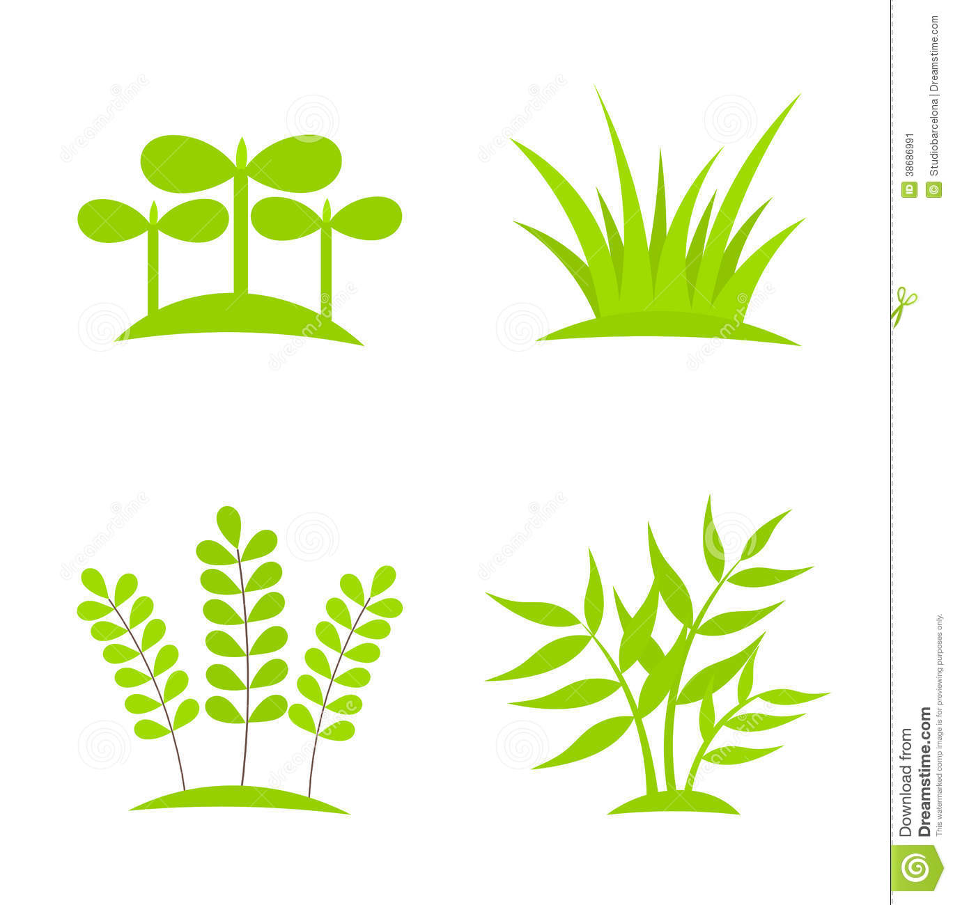 Growing Plant Vector Icon Free