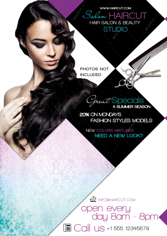 Hair Salon Flyer Templates Free