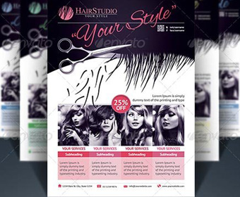 Hair Salon Flyer Templates Free