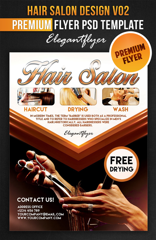 Hair Salon Flyer Templates Free
