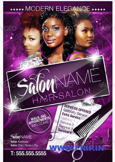 Hair Salon Flyer Templates Free