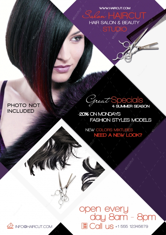 Hair Salon Flyers Free Download