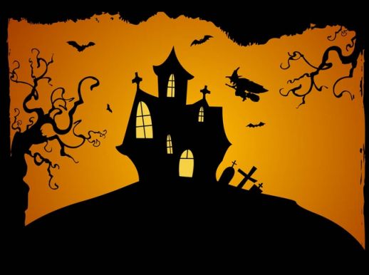 Halloween Vector Scene