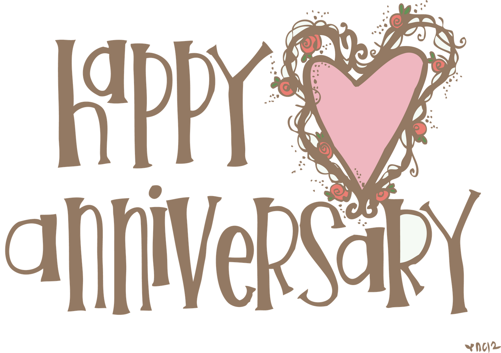 Happy Anniversary Clip Art