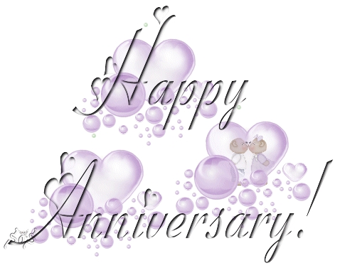 Happy Wedding Anniversary Clip Art