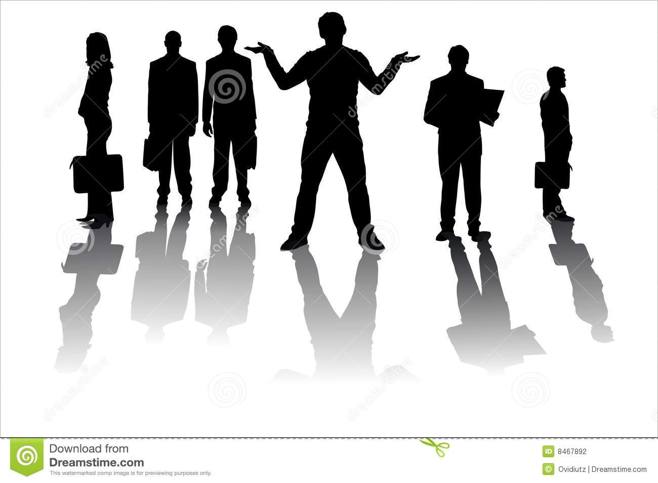 High Resolution Business People Vector