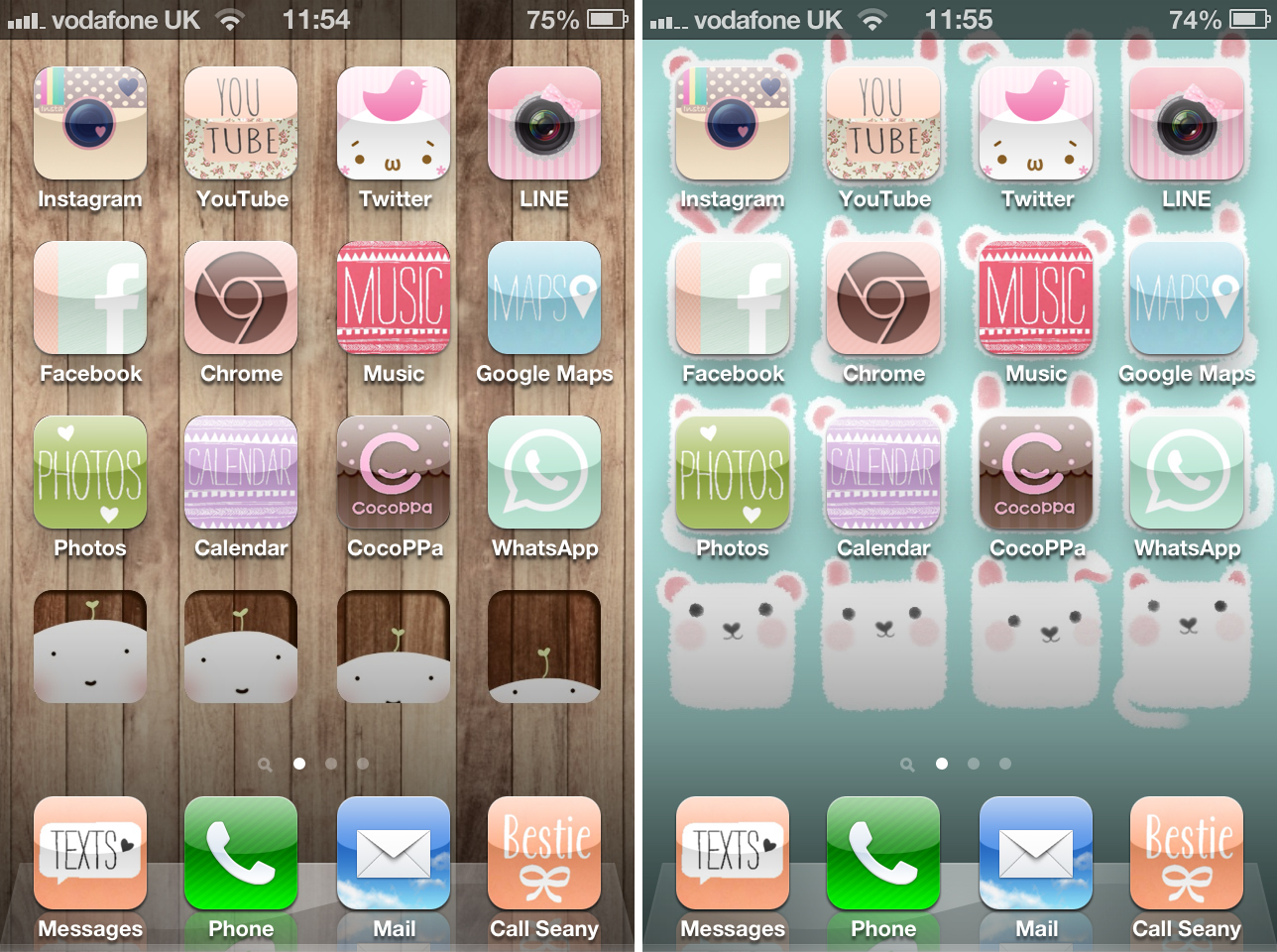 16 Cute IPhone Icons Facebook Images