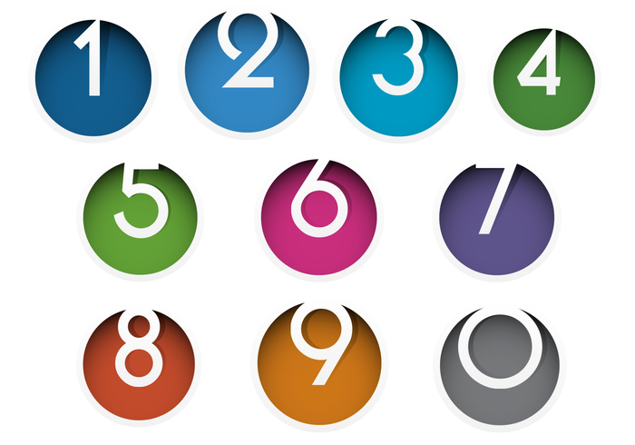 Icon Number Vector