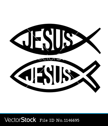 Jesus Fish Outline Clip Art