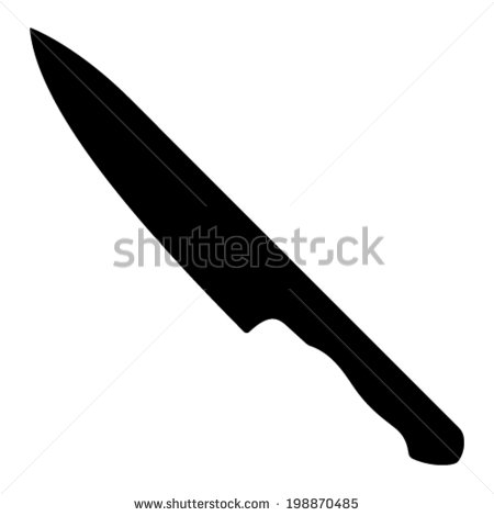 Knife Silhouette Vector