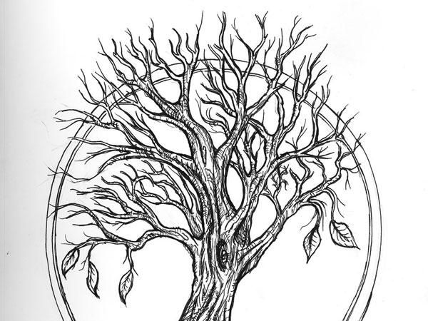 Life Tree Tattoo Drawing