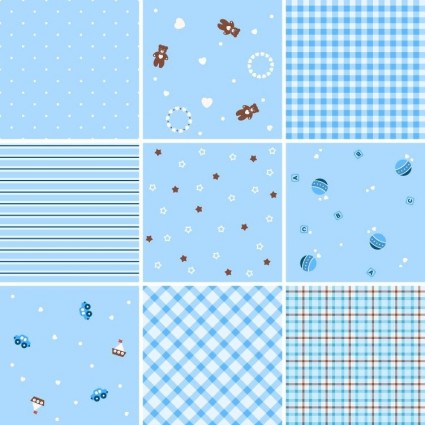 Light Blue Plaid Pattern