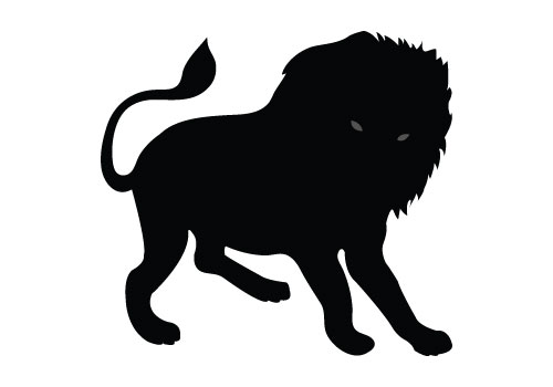 Lion Silhouette Vector