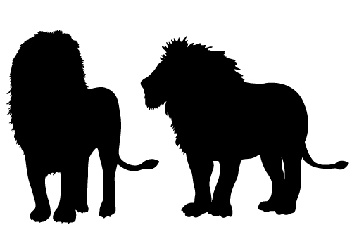 Lion Silhouette Vector