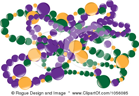 Mardi Gras Beads Clip Art Free