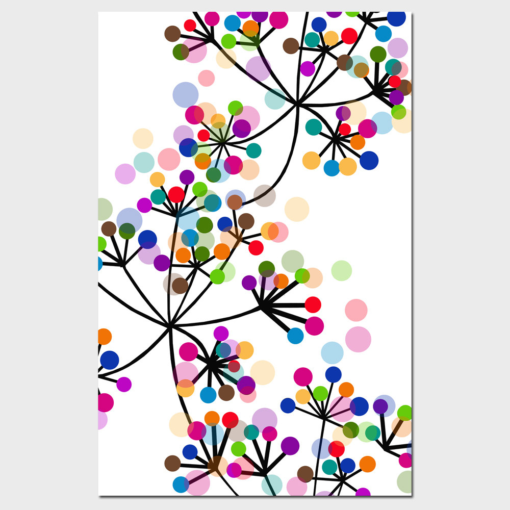 Modern Graphic Floral Design Modern Graphic Floral Design