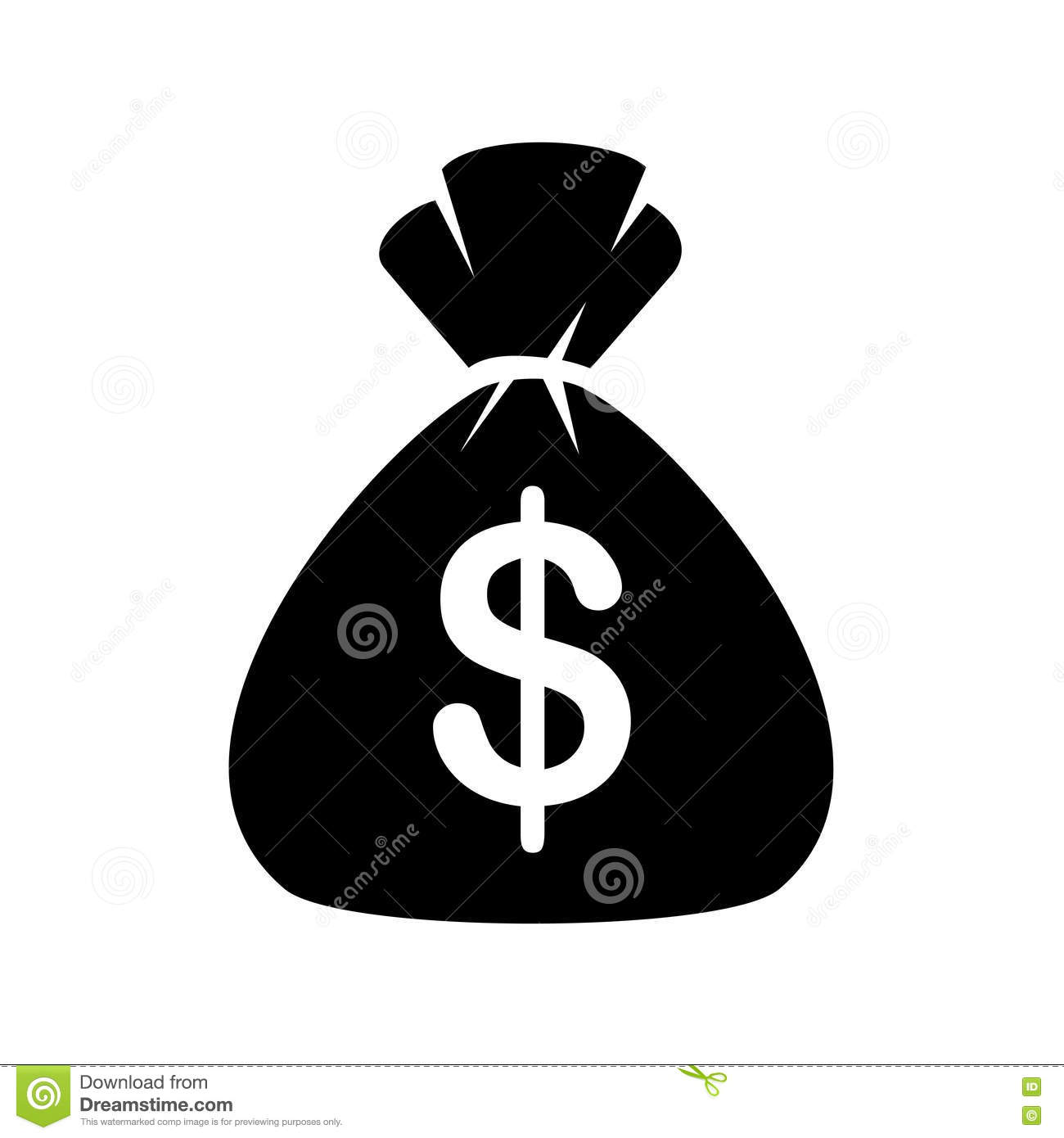 Money Bag Vector Icon