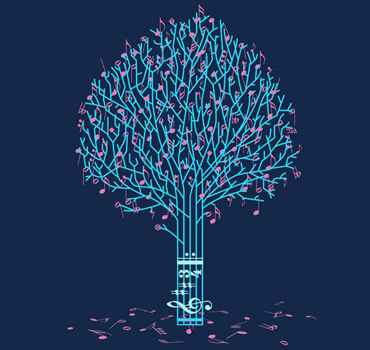 17 Tree Designs Cool Music Images