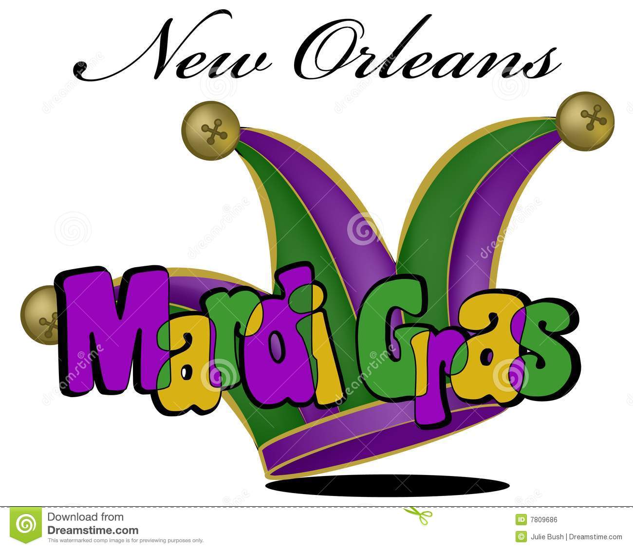 New Orleans Mardi Gras Clip Art