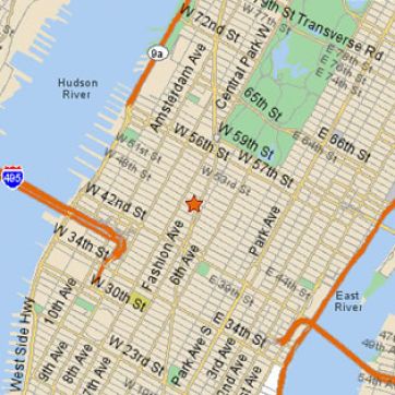 New York City Street Map Printable