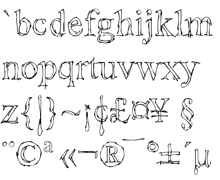 Nice Handwriting Fonts Stencil