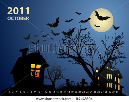 October Halloween Haunted House