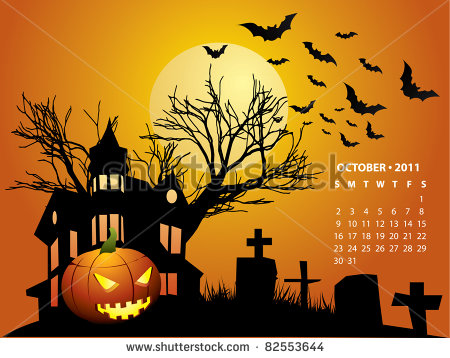 October Pumpkin Calendar Halloween