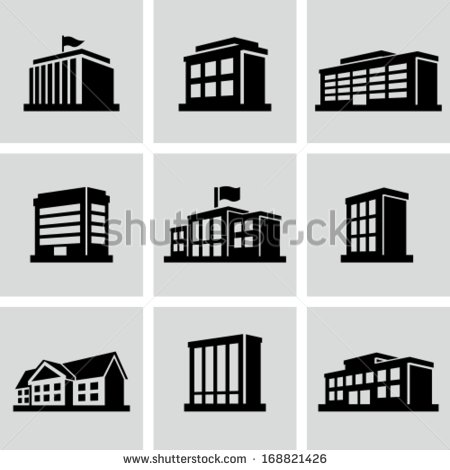 Office Building Icon Vector