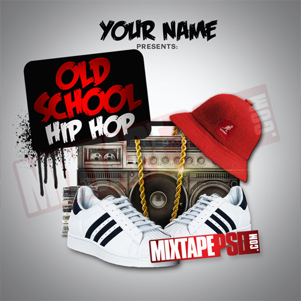 Old School Hip Hop Mixtape Cover