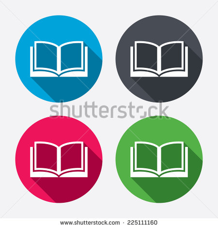 Open Book Icon Vector