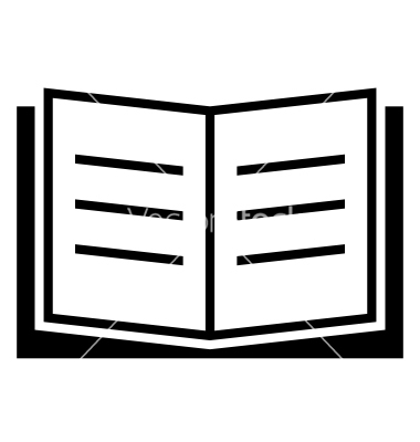 Open Book Icon Vector