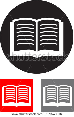 Open Book Icon Vector