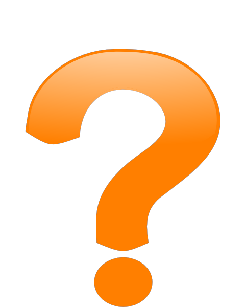 Orange Question Mark Clip Art