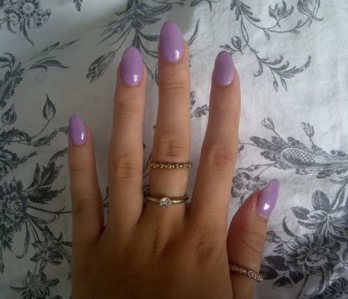 Oval Acrylic Nails Tumblr