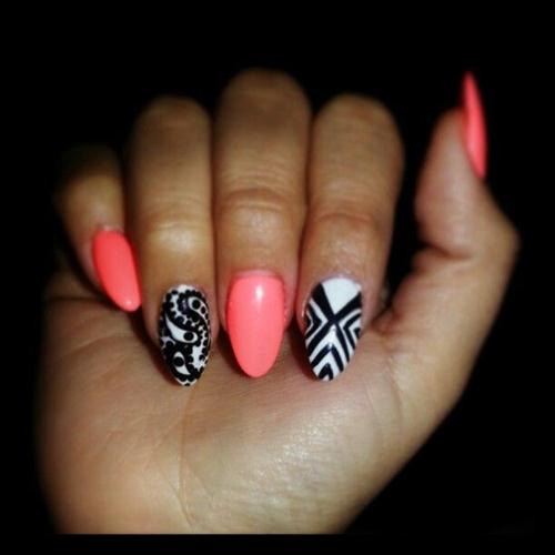 Oval Nail Art Designs