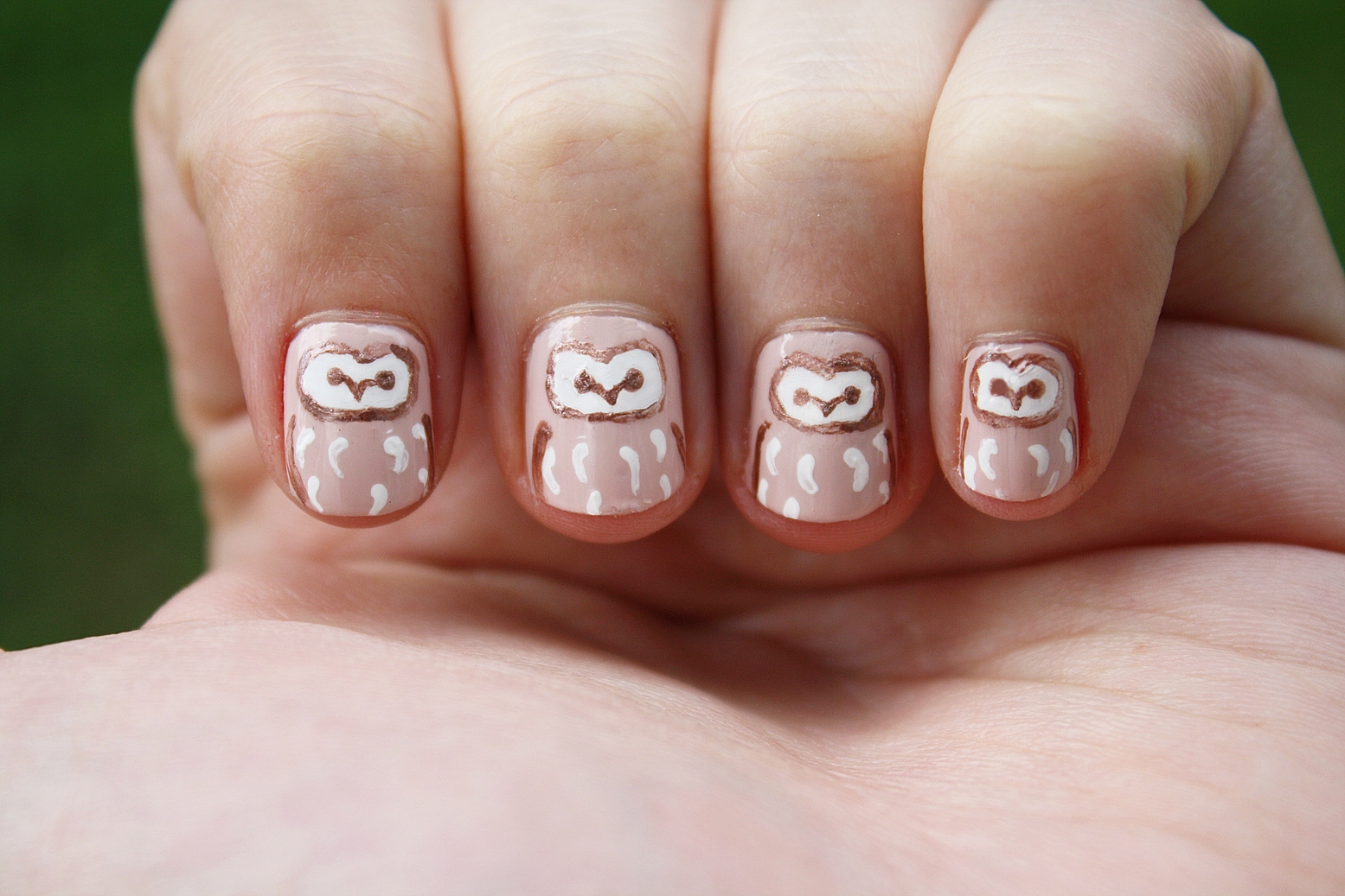 Owl Nail Art