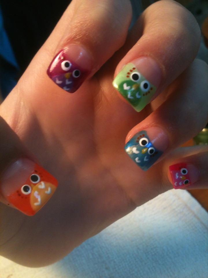 Owl Nail Design