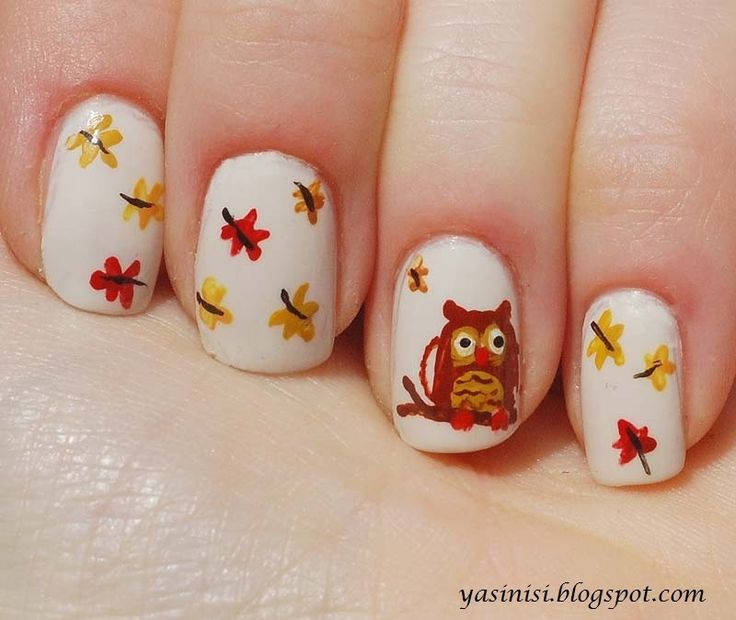 Owl Nail Design