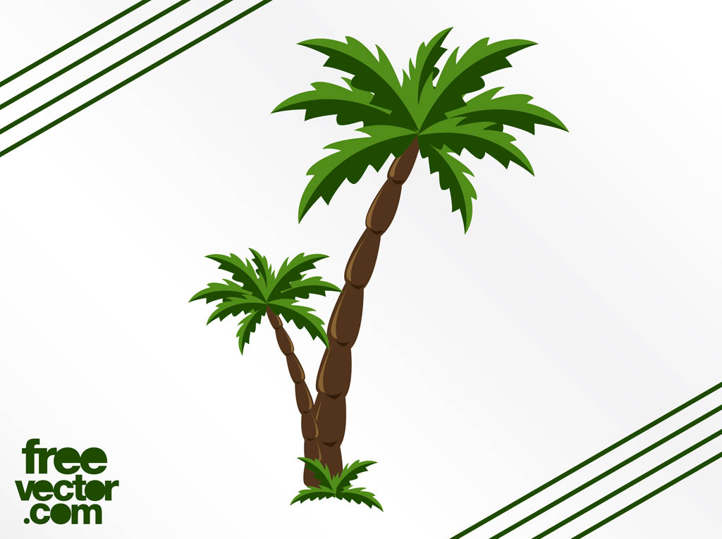 Palm Tree Vector Graphic Free