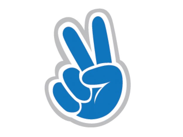 Peace Sign Hand Vector