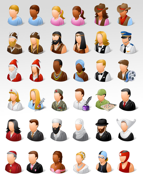 People Avatar Icons Free