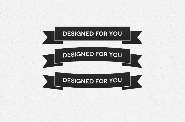 Photoshop Ribbon Shapes Photoshop Ribbon Shapes