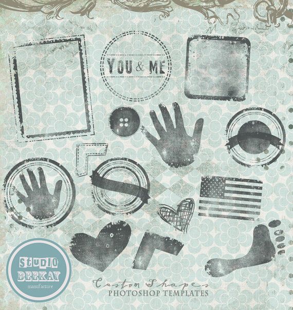 Photoshop Shape Templates Photoshop Shape Templates