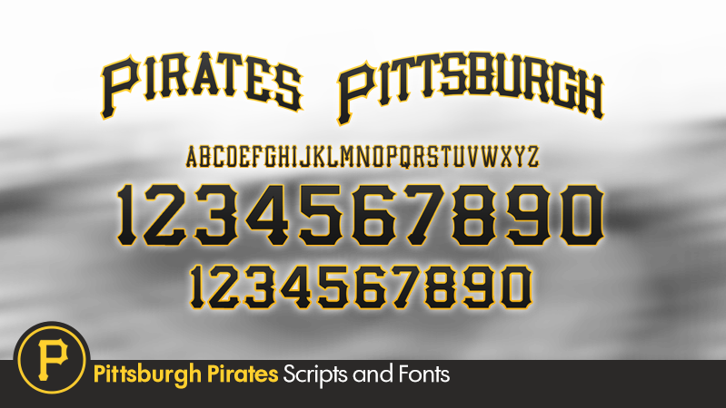 Pittsburgh Pirates Number Font Pittsburgh Pirates Number Font