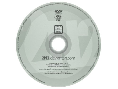 PSD Templates CD DVD Label